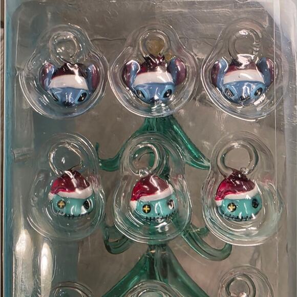 Disney Lelo And Stitch Glass Christmas Tree Light Up Table Top Holiday Decor - Picture 4 of 11